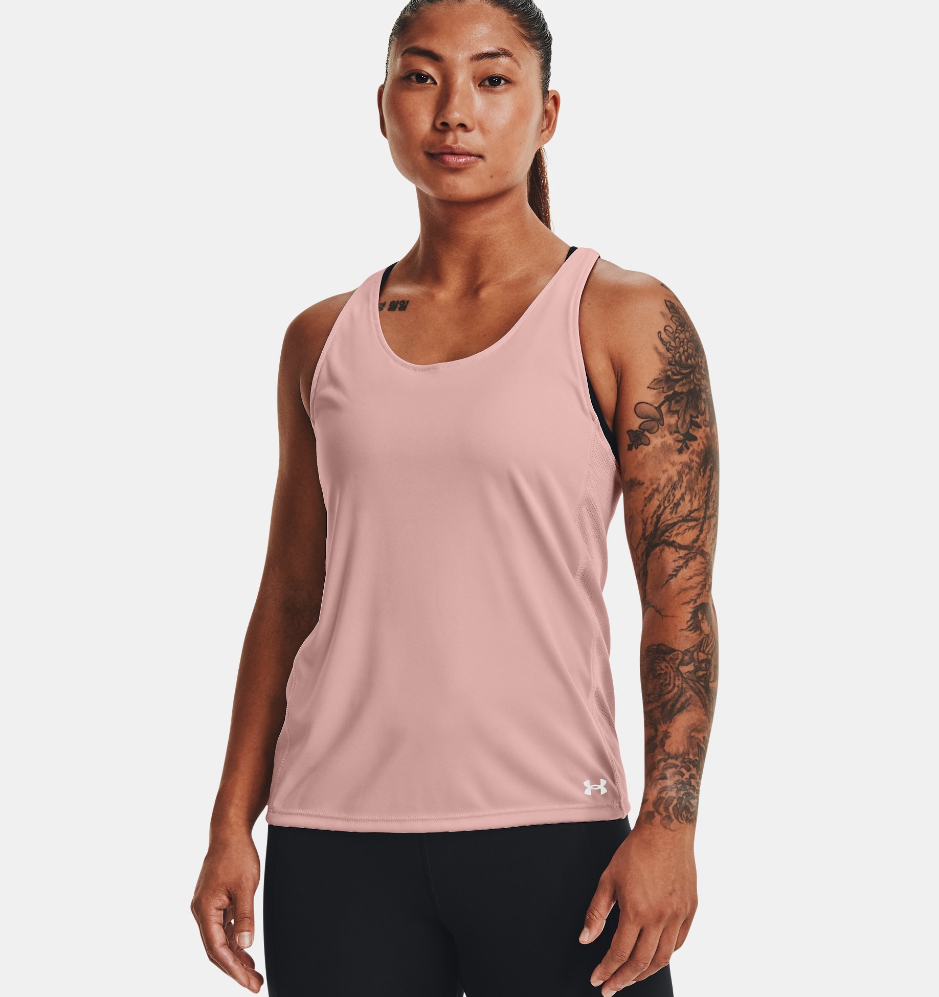 Under Armour Womens Fly by Emboshort Sleeveed Racer Tank